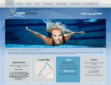 Tablet Screenshot of cavanleisure.ie